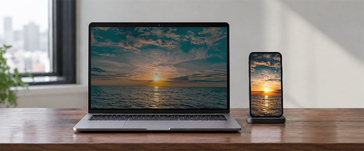 Why photos viewed on a smartphone look darker on a PC